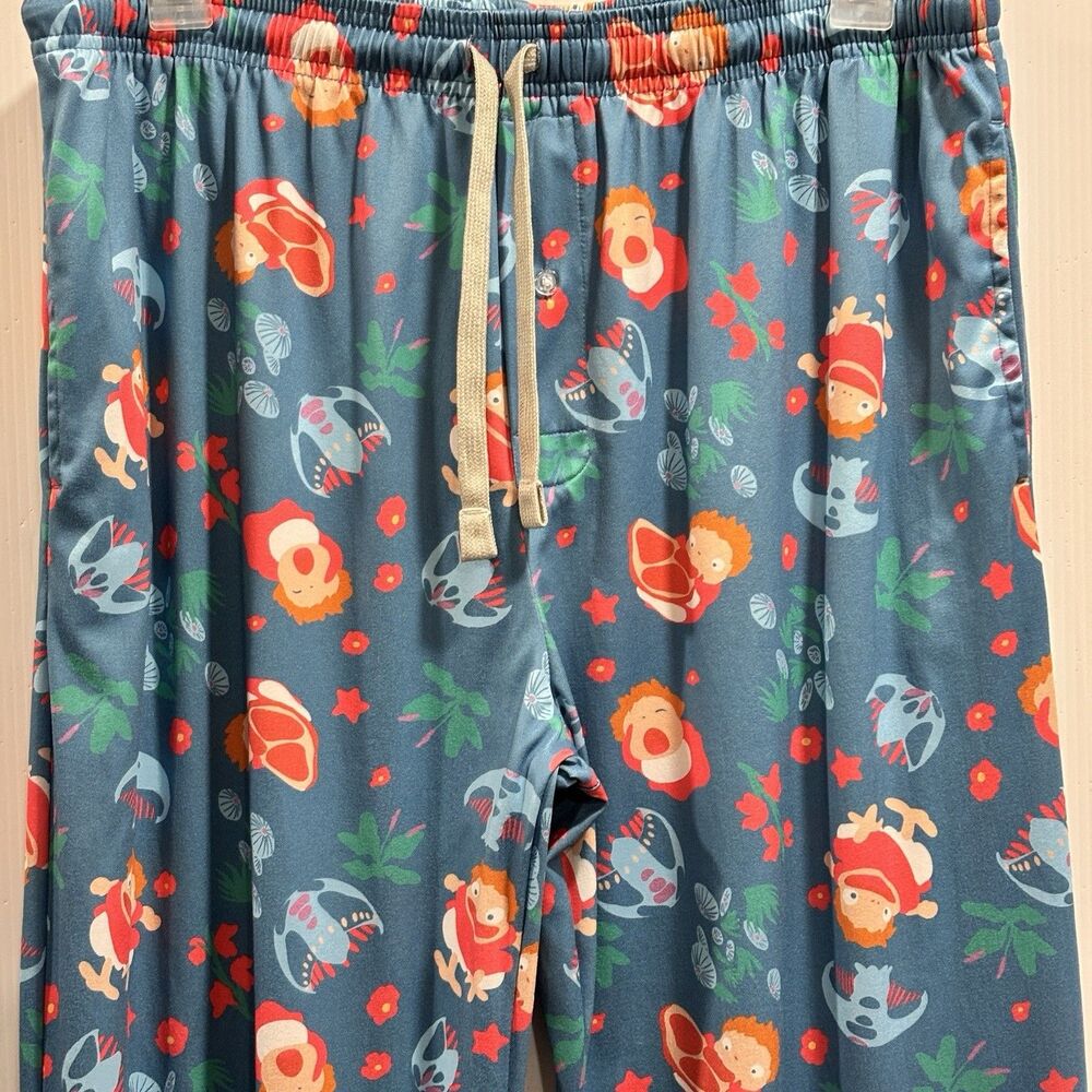 Ponyo Studio Ghibli Pajama Sleep lounge Pants Box Lunch Size 2x - Picture 5 of 5
